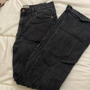 Black bootcut jeans